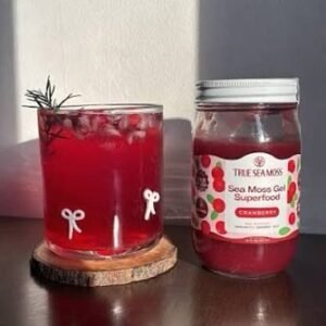 Sea moss Gel Cranberry
